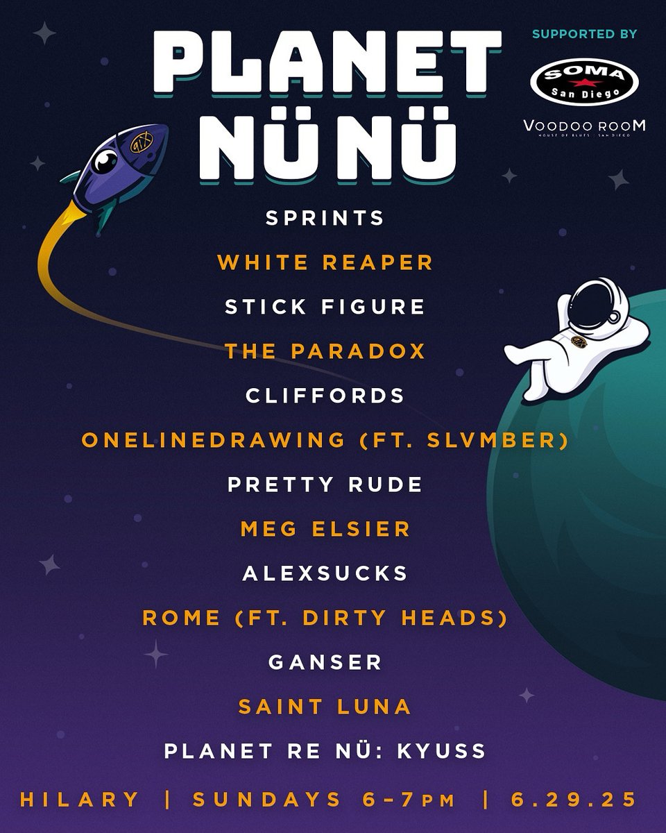 what’s on your new music radar this week? planet nü nü has got your back with some out of this world finds.

find the full playlist at 91X.com and tune in next week for new tracks 🤝 <a href="/hilahil/">hilary</a>