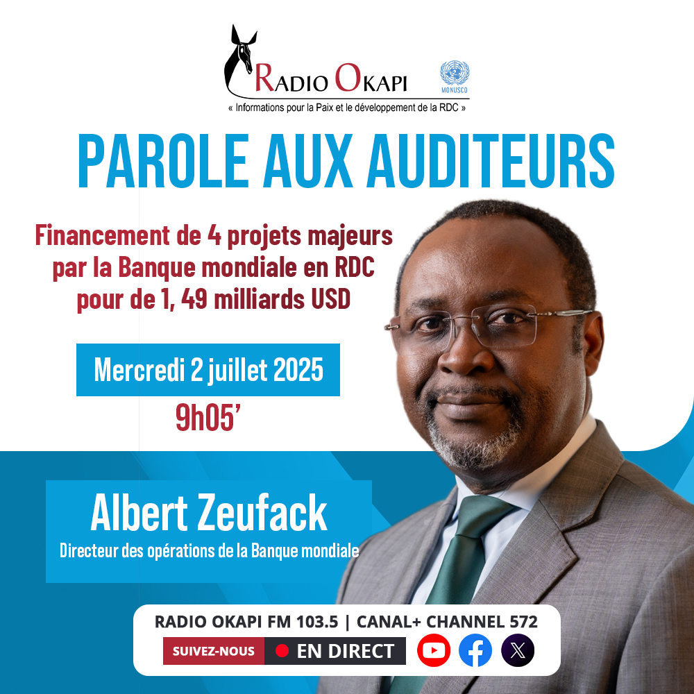 radiookapi's tweet photo. Rendez-vous à ne pas manquer! https://t.co/BvjR9c7BuZ
