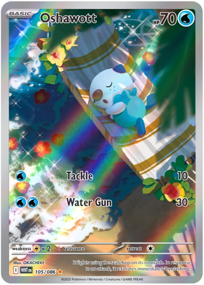 Oshawott Illustration Rare from White Flare

🔗 pokeguardian.com/2490337_ 

#PokemonTCG #ポケモンカード #ポケカ