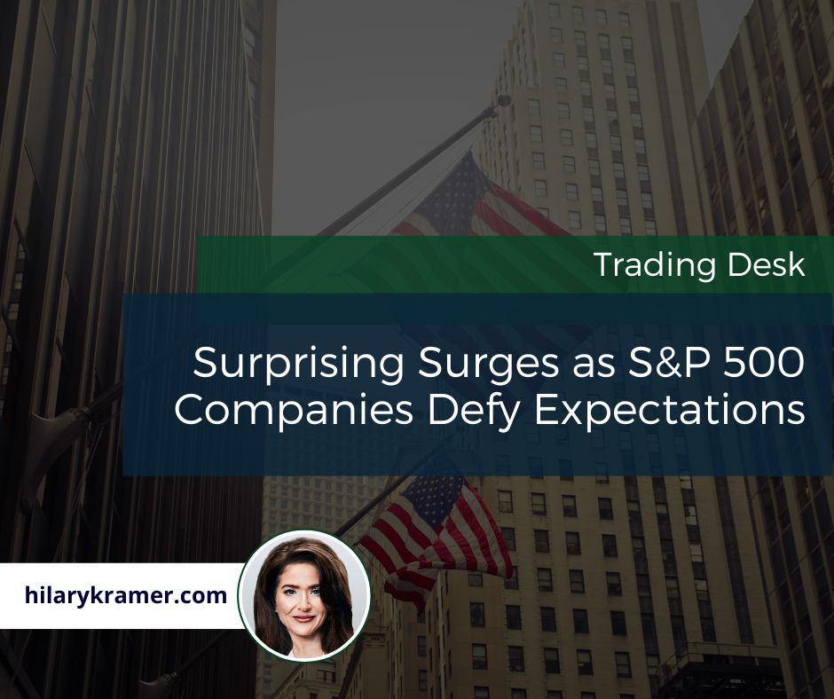 Against All Odds: S&amp;P 500 Companies Quietly Beat Expectations
Despite tariffs &amp; global tensions, earnings season reveals surprising strength beneath the volatility.
👉 Explore Hilary Kramer’s expert take: hilarykramer.com/tradingdesk/tr…