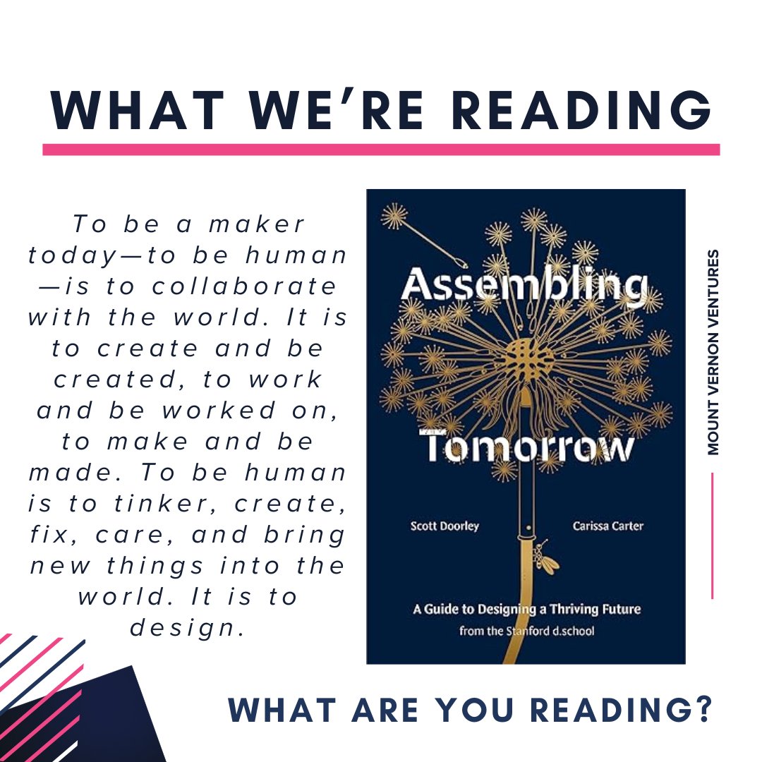 School leaders: How often do we anticipate the ripple effects of change?

Assembling Tomorrow by Doorley &amp; Carter offers tools to course-correct, future-back thinking, &amp; design resilient schools.

A must-read for leading thoughtful, positive change. Add it to your summer list!