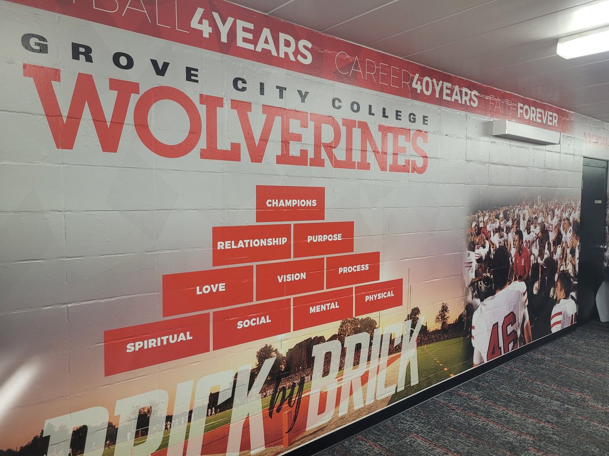 Todd Gibson (@grovecityad) on Twitter photo As I stroll through Phillips Firldhouse this morning I'm reminded that <a href="/GCC_FB/">Grove City Football</a> is coming back soon! Let's go! #WolverinesTogether As I stroll through Phillips Firldhouse this morning I'm reminded that <a href="/GCC_FB/">Grove City Football</a> is coming back soon! Let's go! #WolverinesTogether