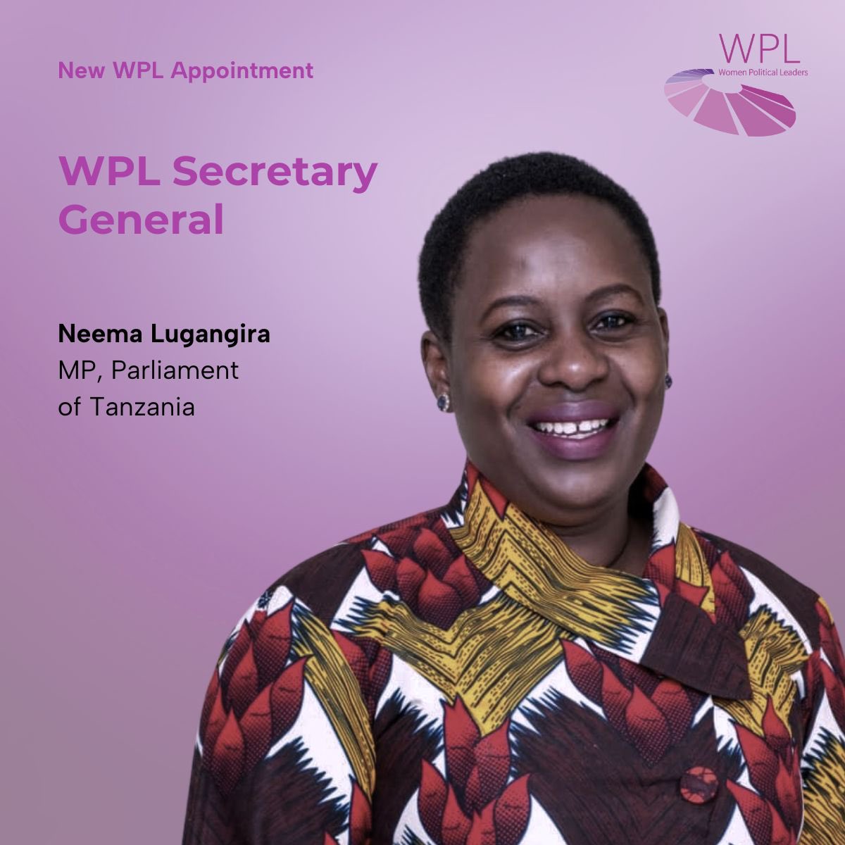 Neema Lugangira (@neemalugangira) on Twitter photo As a Member of Parliament, on 1 June 2025, I received the great honour of being appointed as the first Secretary General of <a href="/WPLeadersOrg/">Women Political Leaders</a> — a global network of women politicians committed to increasing the number and influence of women in political leadership.
This is a major As a Member of Parliament, on 1 June 2025, I received the great honour of being appointed as the first Secretary General of <a href="/WPLeadersOrg/">Women Political Leaders</a> — a global network of women politicians committed to increasing the number and influence of women in political leadership.
This is a major