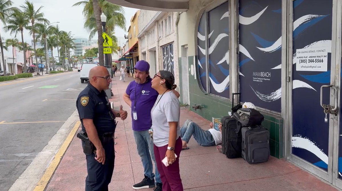 StevenMeiner's tweet image. It is illegal in Miami Beach to live on our streets and we enforce our anti-camping laws. Public spaces are for the public to use. We are a compassionate city spending millions annually to offer homeless individuals placement in shelters, family reunification, and treatment for…