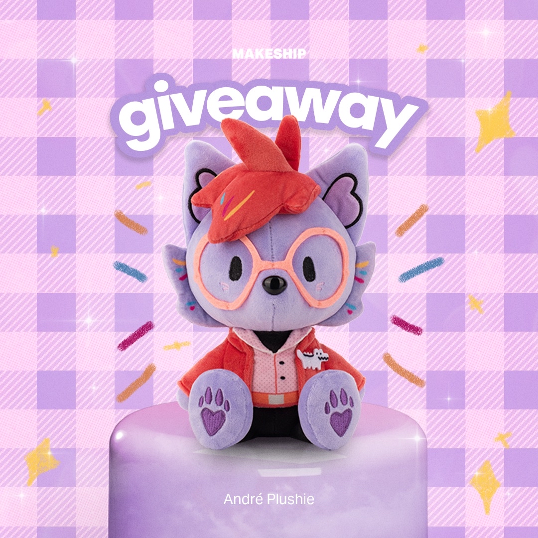 andre_moraph's tweet image. 🎊 Giveaway : Win 1 of 2 André plushies!! 👀✨
❓ How to enter?
➡️ Follow @Makeship & @andre_moraph
➡️ RT this post
Contest ends on July 3rd! 🎉🌈✨