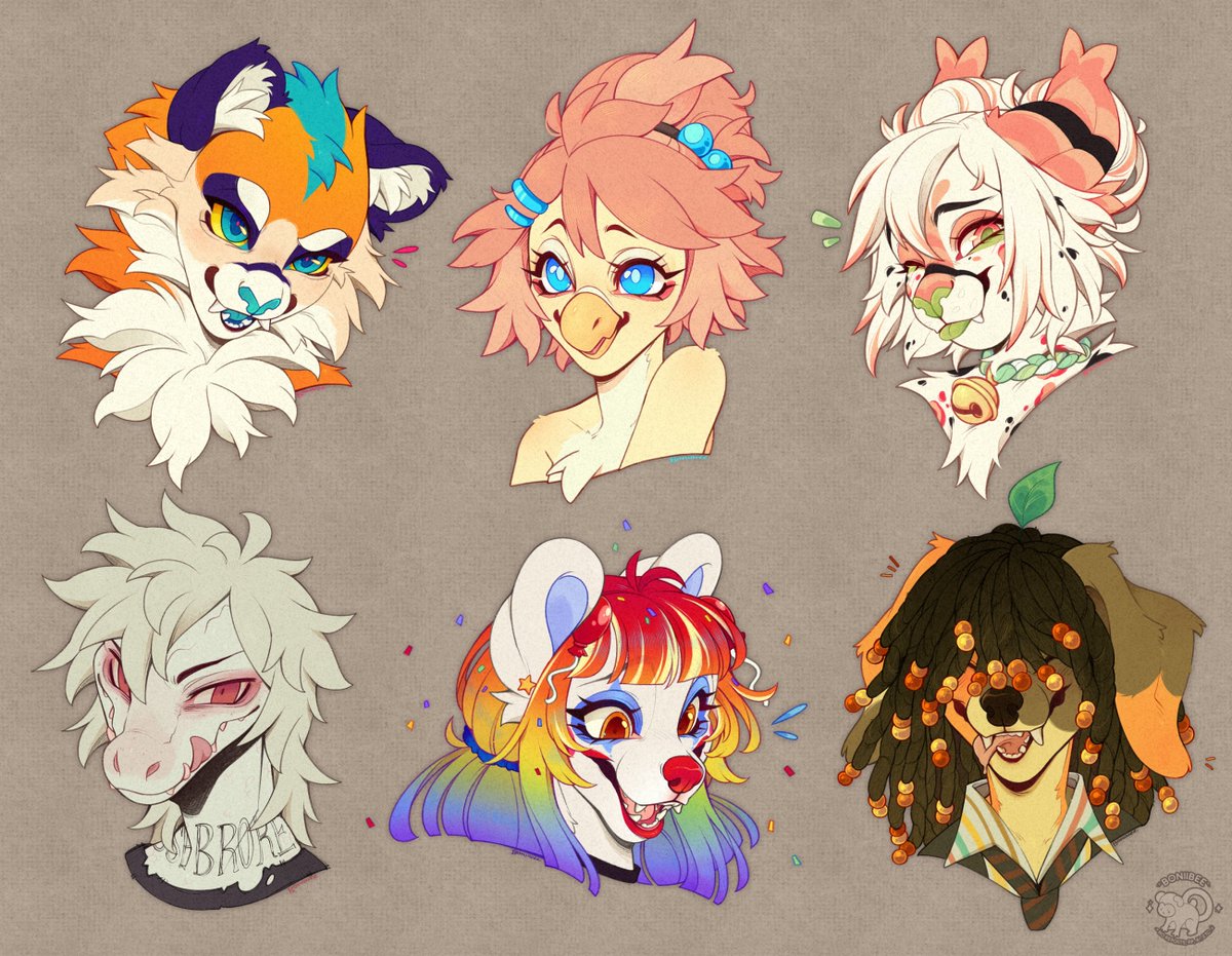 Boniibee's tweet image. Some of the headshots I got to do last month! 💕