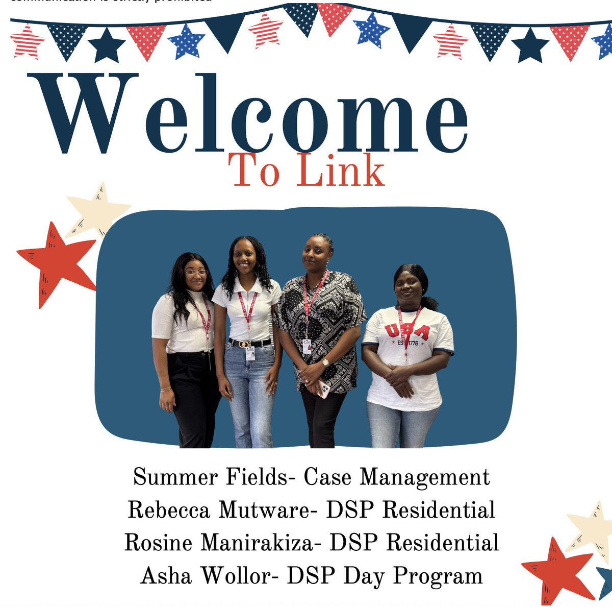 linkassociates's tweet image. Please help me welcome these new staff to our team! So happy to have you!! Link Associates is excited to announce our newest staff members! Welcome! #LinkAssociates #LinkStrong #NowHiring #ApplyToday #onsitedaycare
