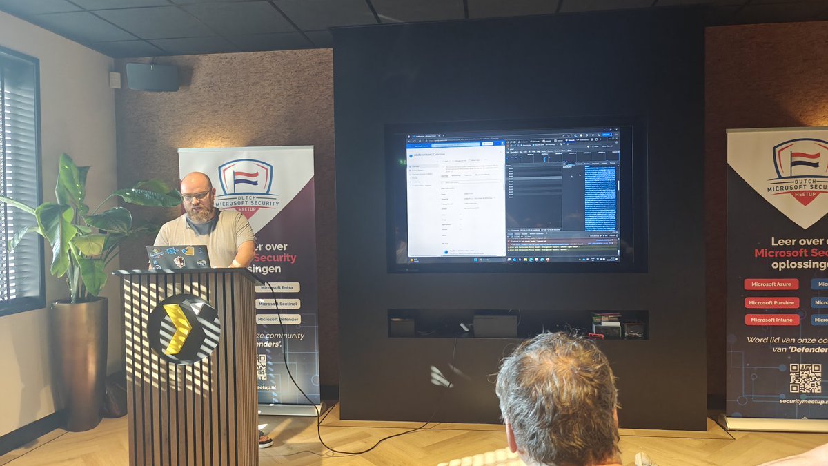 Anco Stuij (@ancostuij) on Twitter photo Tonight is Microsoft Security NL Meetup with the traditional summer BBQ. First session from <a href="/fabian_bader/">Fabian Bader</a> about threat detection with Microsoft Graph activity logs. Thanks <a href="/_YellowArrow/">yellow arrow</a> for hosting this event. Tonight is Microsoft Security NL Meetup with the traditional summer BBQ. First session from <a href="/fabian_bader/">Fabian Bader</a> about threat detection with Microsoft Graph activity logs. Thanks <a href="/_YellowArrow/">yellow arrow</a> for hosting this event.