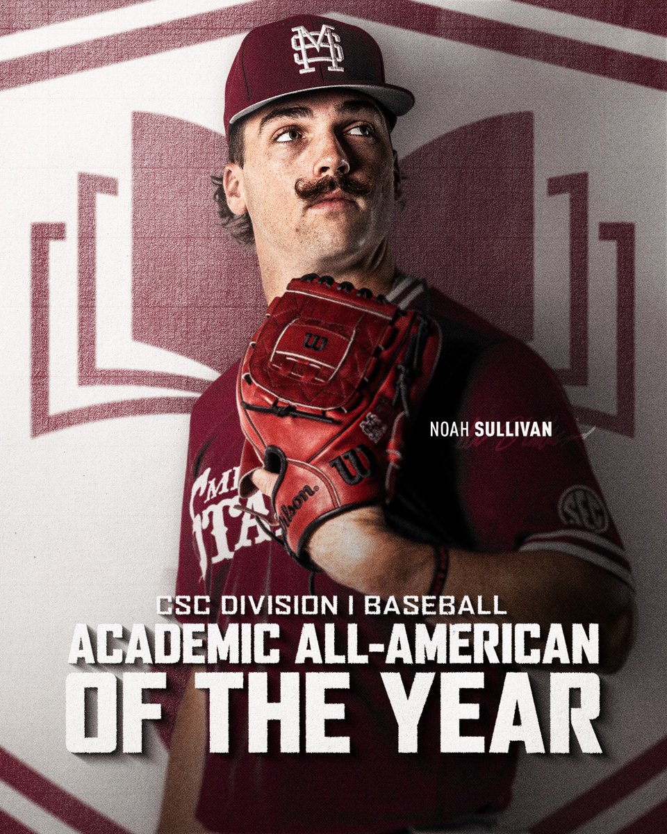 Mississippi State Baseball (@hailstatebb) on Twitter photo Noah Sullivan has been named CSC Division I Academic All-American of the Year ‼️
📰: hailst.at/3I2RjUx
#HailState🐶 | <a href="/_SullivanNoah/">Noah Sullivan</a> Noah Sullivan has been named CSC Division I Academic All-American of the Year ‼️
📰: hailst.at/3I2RjUx
#HailState🐶 | <a href="/_SullivanNoah/">Noah Sullivan</a>