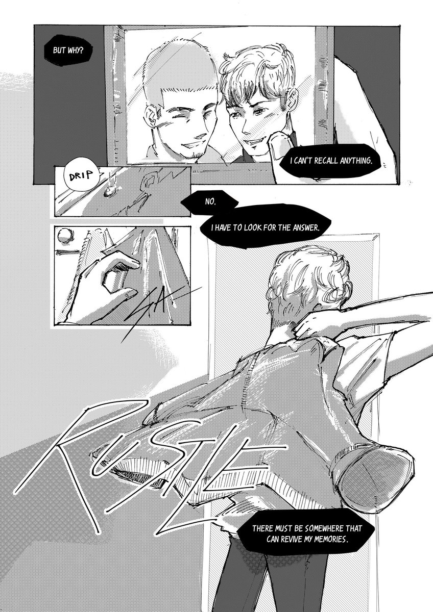 morrowdragon's tweet photo. Last month I have written a 16-page oneshot “Rewind 404” for Global Comic Awards 2025 contest

Second time I am using a manga paper to draw and scan to finish digitally, it really makes me falling in love with drawing traditionally again!

https://t.co/isT46y1kcA https://t.co/vMcxjEQatY