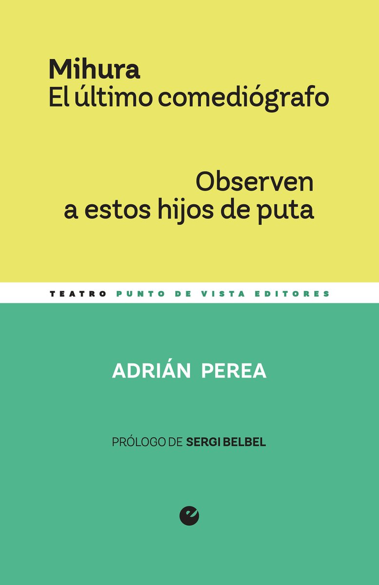 Détour (@tdetour) on Twitter photo La edición por <a href="/PuntodeVistaEd/">PuntodeVistaed</a> de dos de sus obras, Mihura. El último comediógrafo y Observen a estos hijos de puta, es una excelente oportunidad para acercarse a <a href="/PereaAdrian/">Adrián Perea</a> , un autor, comediógrafo, a seguir y perseguir. <a href="/FJacquemort/">Juan Jiménez García</a> : Punto y seguido.
diarios.detour.es/literaturas/ad… La edición por <a href="/PuntodeVistaEd/">PuntodeVistaed</a> de dos de sus obras, Mihura. El último comediógrafo y Observen a estos hijos de puta, es una excelente oportunidad para acercarse a <a href="/PereaAdrian/">Adrián Perea</a> , un autor, comediógrafo, a seguir y perseguir. <a href="/FJacquemort/">Juan Jiménez García</a> : Punto y seguido.
diarios.detour.es/literaturas/ad…