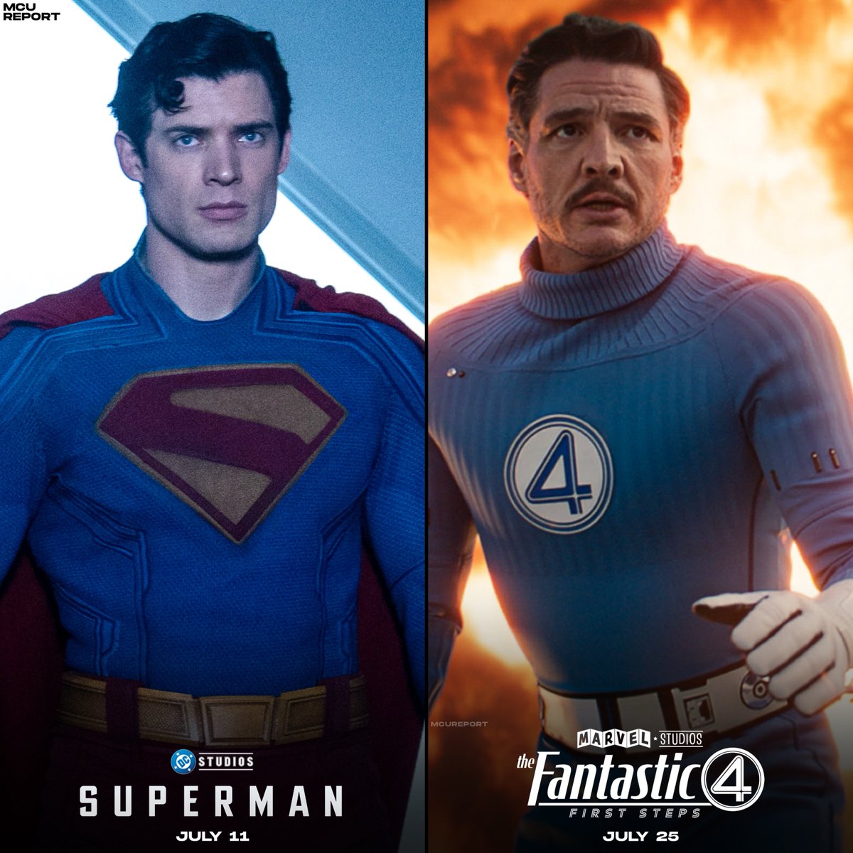 MCUReport's tweet image. The countdown begins ⏳ #Superman #FantasticFour