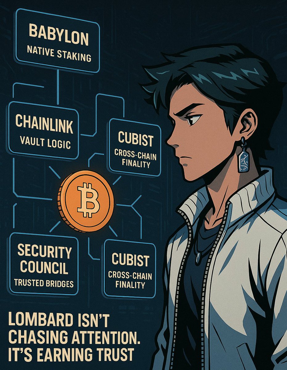 Bitcoin doesn’t need hype. It needs foundation.
Lombard is building the BTCFi stack quietly, and it’s working.

Everyone’s talking about Layer 2s.
Meanwhile, Lombard built something Bitcoin actually needed:
• Native staking secured by Babylon
• A liquid token (LBTC) that holds