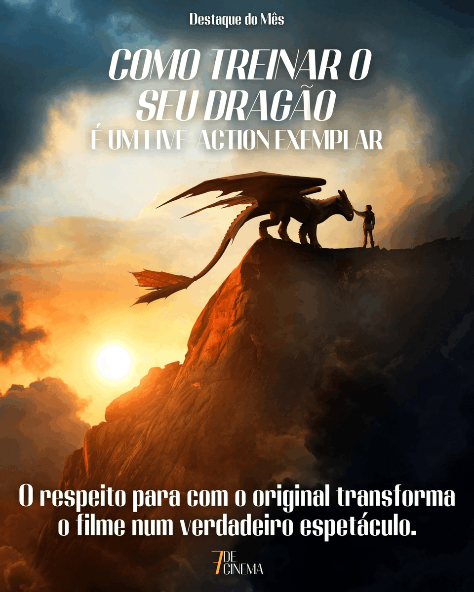 7de_Cinema's tweet photo. Saiu a quarta edição da 7de Cinema!

Como destaque do mês temos o live-action de Como Treinar o Seu Dragão, que nos surpreendeu positivamente como uma adaptação tão linda quanto a animação original!

Acesse a revista gratuitamente pelo link da bio! https://t.co/z9IAV5Clnu