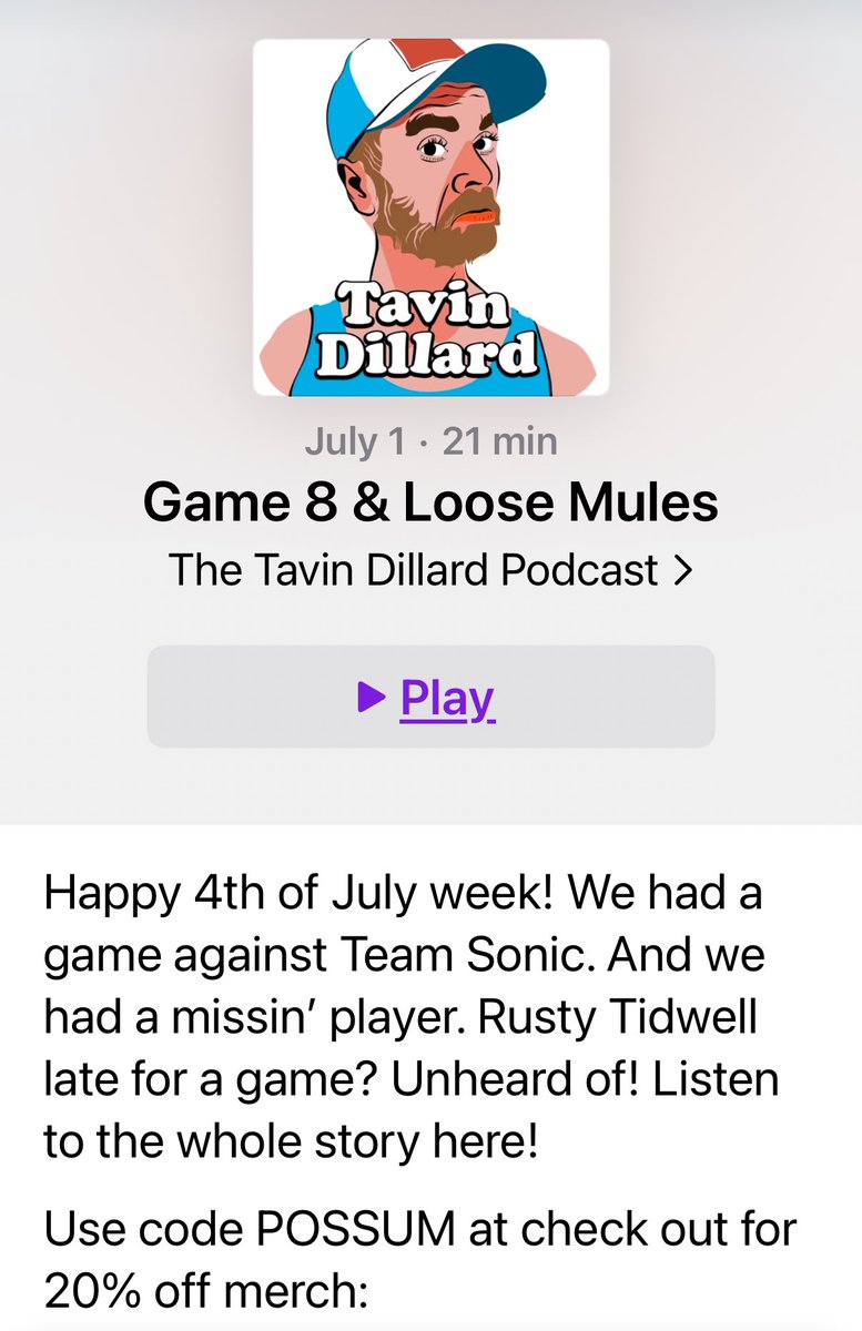 tavindillard's tweet image. Happy 4th of July week! New podcast episode is up! podcasts.apple.com/us/podcast/the…