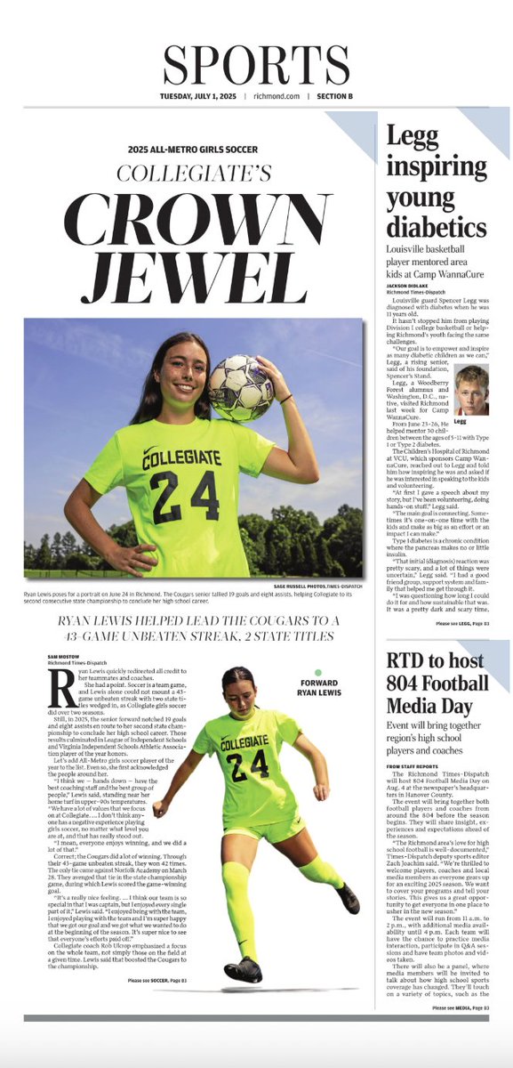 You should pick up an RT-D print edition every day, but especially today to see the photography and design teams' hard work.