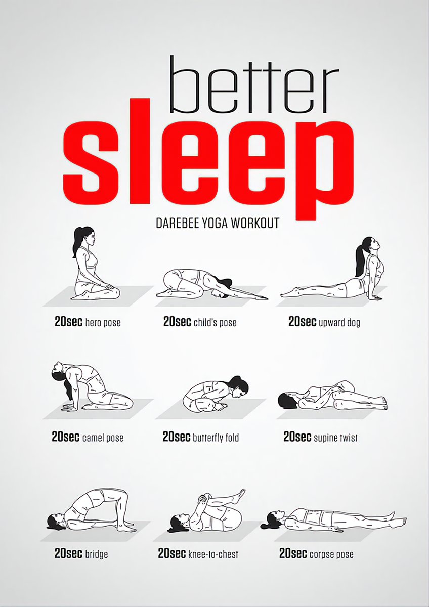 FitSculptor's tweet image. Moves For A Better Sleep🧘🏻‍♂️