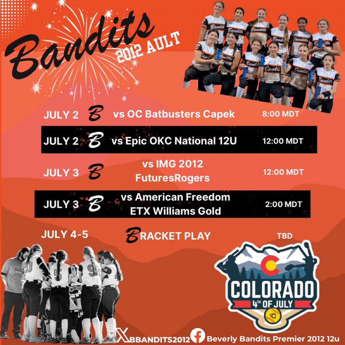 Galilea Bravo (@galileabravo47) on Twitter photo Heading to Colorado Springs,CO✈️<a href="/TCSFastpitch/">TC Fastpitch</a> JrSparkler with my <a href="/BBandits2012/">Beverly Bandits Premier Ault</a> teammates!!🎆🧨🌄⛰️ Excited to make some memories and have a great time on the field Come check us out #Bandits #Bandidas #FearTheWoo <a href="/los_stuff/">Carlos Arias</a> <a href="/nxt1sports/">NXT 1</a> <a href="/ondecksoftball/">OnDeck Softball 🥎</a> <a href="/ExtraInningSB/">EXTRA INNING SOFTBALL</a> <a href="/Scout_ScottC/">College Scout</a> Heading to Colorado Springs,CO✈️<a href="/TCSFastpitch/">TC Fastpitch</a> JrSparkler with my <a href="/BBandits2012/">Beverly Bandits Premier Ault</a> teammates!!🎆🧨🌄⛰️ Excited to make some memories and have a great time on the field Come check us out #Bandits #Bandidas #FearTheWoo <a href="/los_stuff/">Carlos Arias</a> <a href="/nxt1sports/">NXT 1</a> <a href="/ondecksoftball/">OnDeck Softball 🥎</a> <a href="/ExtraInningSB/">EXTRA INNING SOFTBALL</a> <a href="/Scout_ScottC/">College Scout</a>