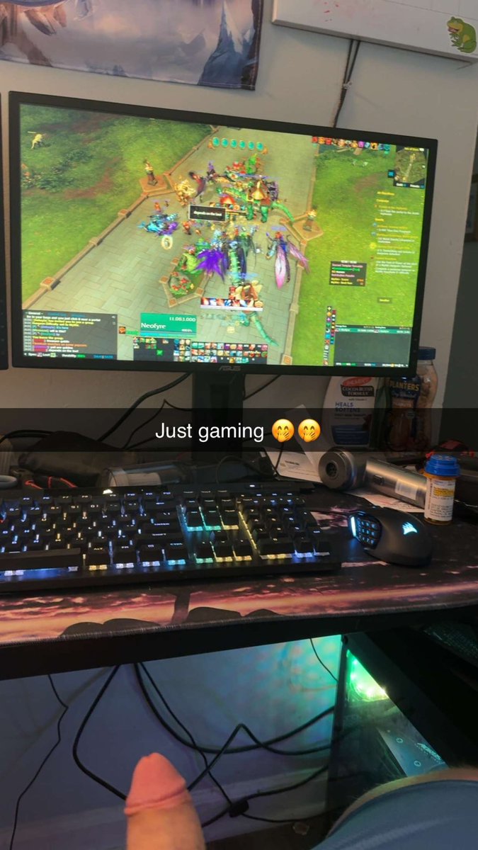 Just gaming 😈