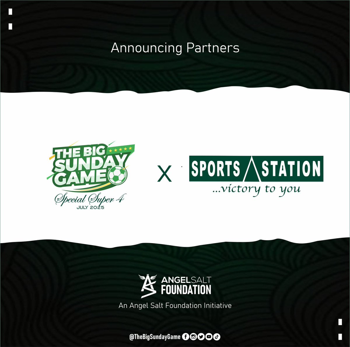 TheBigSundayGam's tweet image. Building something amazing together! 
Excited to partner with - Sport Station Official and create something new! 

#PartnershipGoals #NewChapter #sport #partners