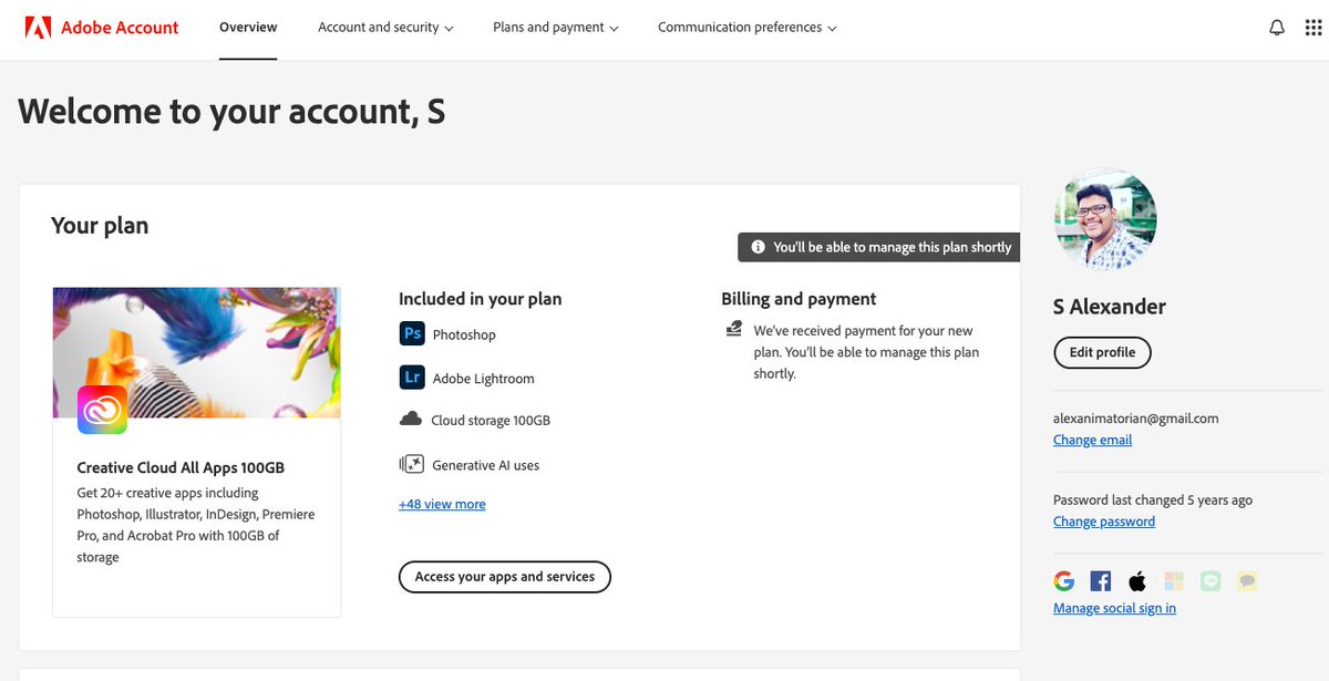alexanimatorian's tweet photo. @Adobe I have some issues with cancelling my plan, can I have someone to help me resolve it. https://t.co/Nq65niOJGD