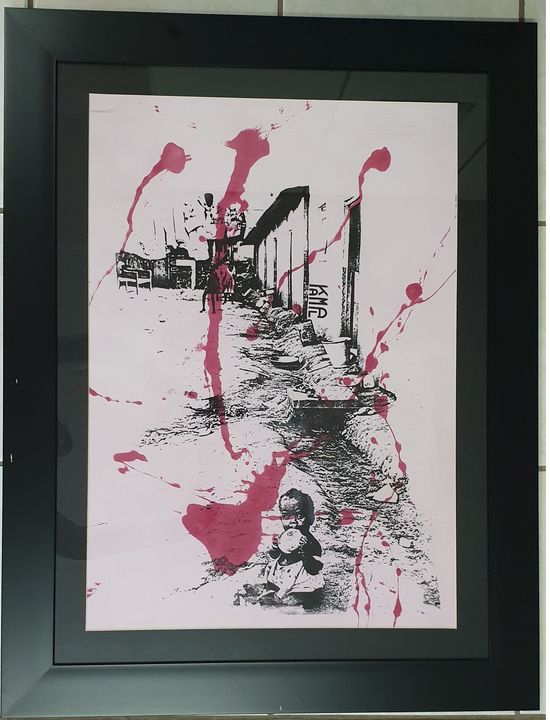parmesar's tweet photo. Art of the Day: "Cry the little children". Buy at: https://t.co/5qcszL7no0 https://t.co/guejXQUgFk