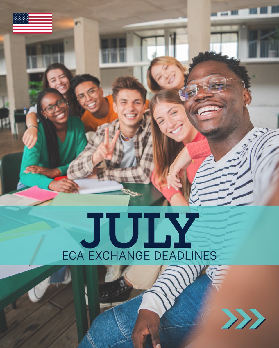 ECAatState's tweet image. New month... new chances to lead at home and abroad. @StateDept exchange programs build skills that help emerging leaders grow professionally, gain fresh perspective, and make global connections.
Don’t miss your chance to make an impact. Application links are in the comments.