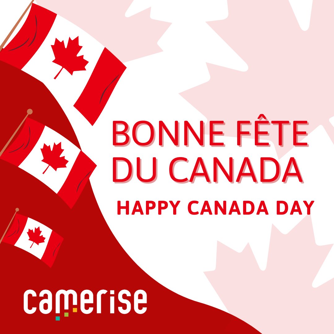 Camerise vous souhaite une bonne Fête du Canada! 🇨🇦
-
Happy Canada Day from Camerise! 🇨🇦