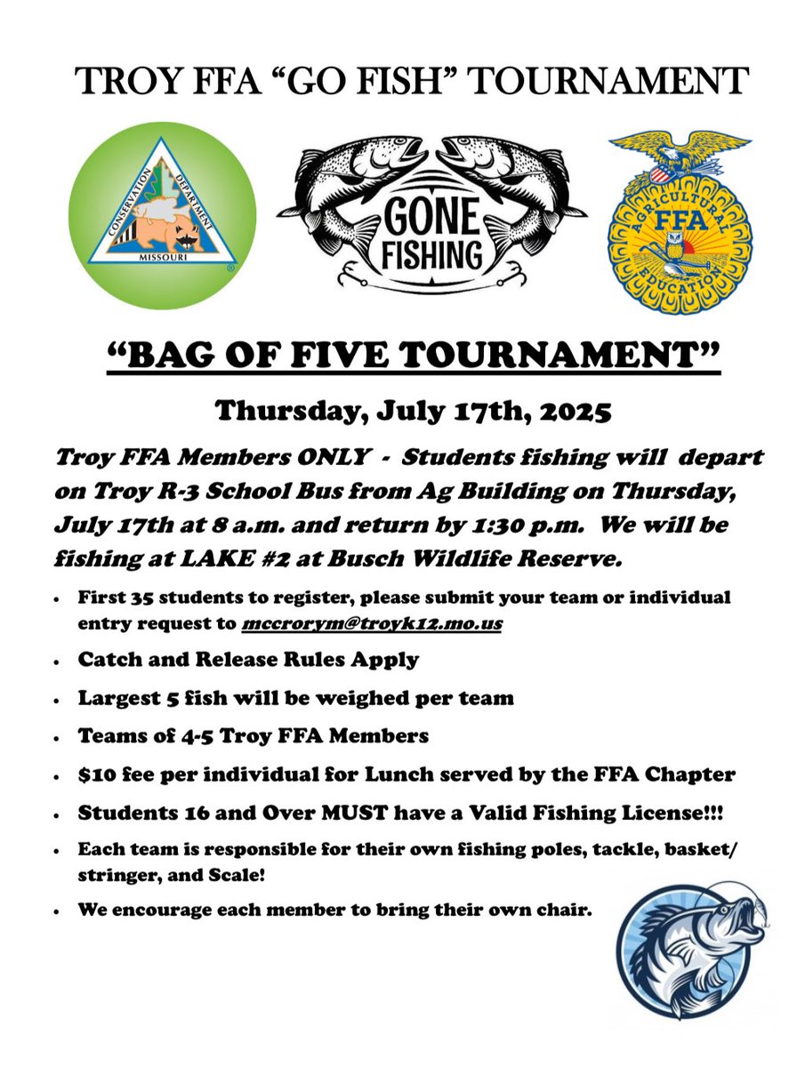 Troy FFA (@troyffa) on Twitter photo Troy FFA Members - Check out these two opportunities coming up on July 16th and 17th!
Reach out to mccrorym@troy.k12.mo.us for more information or to register. Troy FFA Members - Check out these two opportunities coming up on July 16th and 17th!
Reach out to mccrorym@troy.k12.mo.us for more information or to register.