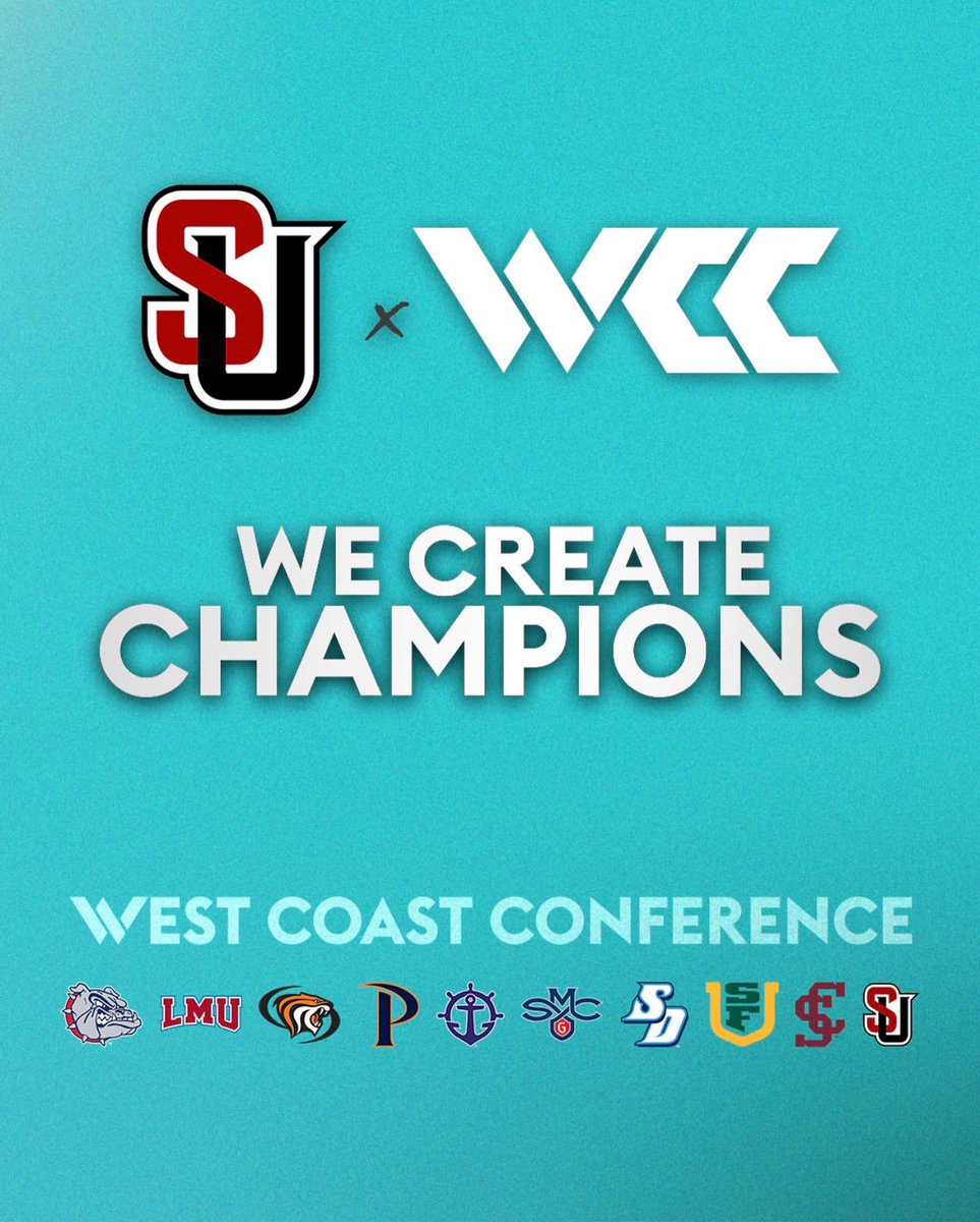 Welcome to the West Coast Conference, <a href="/GoSeattleU/">Seattle U Athletics</a> ‼️