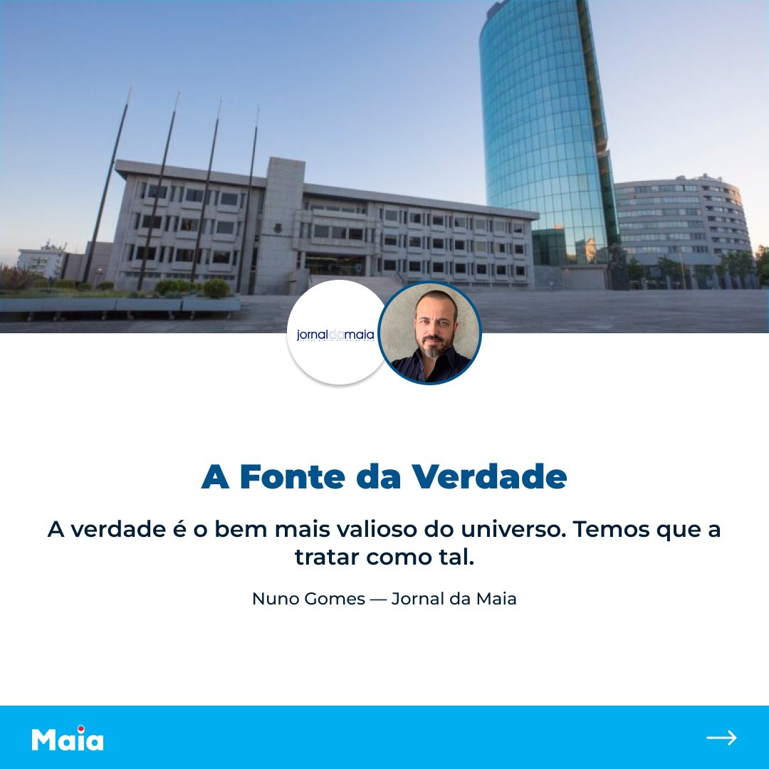LiberalMaia's tweet image. 📣📰 «A Fonte da Verdade

A verdade é o bem mais valioso do universo. Temos que a tratar como tal.»

Podes ler mais em - jornaldamaia.pt/a-fonte-da-ver… 

#Liberal #Maia #MaiaLiberal #Portugal #Futuro #Verdade#Noticias