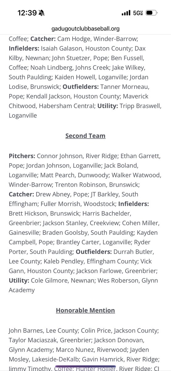 Blessed to be named second team all state🙏<a href="/EricMcCombie/">Eric McCombie</a>