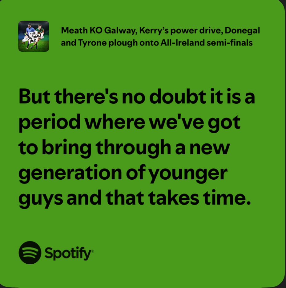 Tommy Rooney (@tomasoruanaidh) on Twitter photo Football Pod listeners last night will have also heard an EXCLUSIVE rebuttal from <a href="/PaddyAMetis/">Paddy Andrews</a> to any and all links to him leaving The Football Pod to become the next Dublin manager π πΊ
βJust behind me was the Duffer and Roddy Collins at 20/1.β π open.spotify.com/episode/2bndmMβ¦ Football Pod listeners last night will have also heard an EXCLUSIVE rebuttal from <a href="/PaddyAMetis/">Paddy Andrews</a> to any and all links to him leaving The Football Pod to become the next Dublin manager π πΊ
βJust behind me was the Duffer and Roddy Collins at 20/1.β π open.spotify.com/episode/2bndmMβ¦