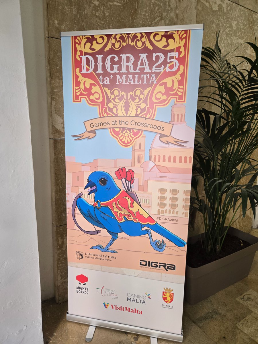 I was proud to present my paper entitled "Identifying Differential Perceptions of Video Game Players Based on Gaming Platform" today at the 2025 DiGRA Conference in Malta. #DiGRA2025