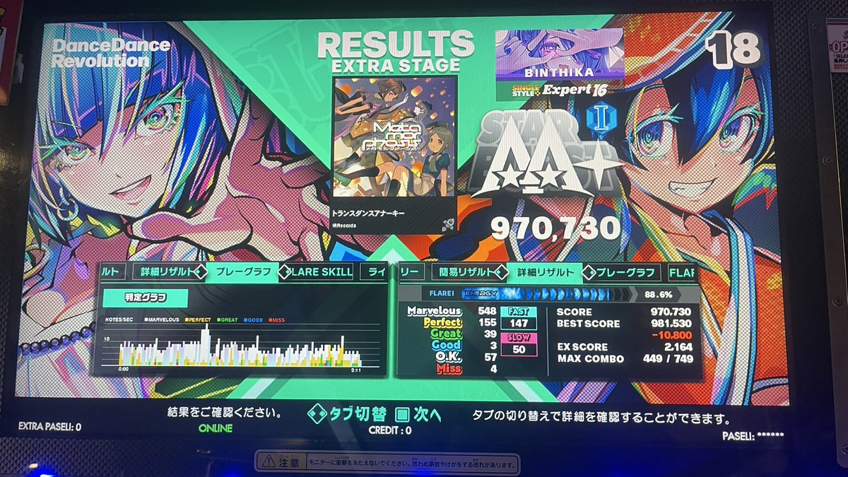 2クレ目。腰の高さ維持は意識できたが、脱力できていなかったので、終わった後脚に痛みが、、次はちゃんと意識できるようにしよう