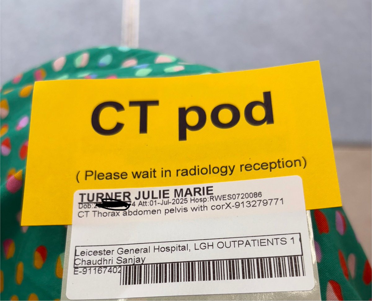 Contrast CT scan - post bowel cancer scan