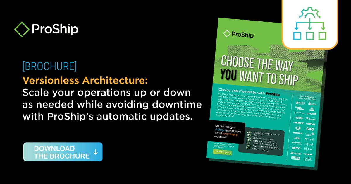 Total control. Zero disruption. 🚀 ProShip's #multicarrier shipping #software gives you the flexibility to adapt—whether you’re scaling up or streamlining operations. 📊📦 
Discover seamless #shipping with versionless architecture and automatic updates ➡️ bit.ly/4ghPXAz