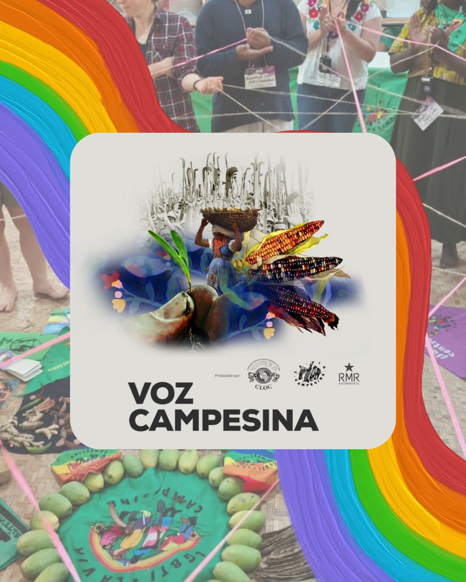 CLOC Vía Campesina (@cloc_lvc) on Twitter photo 🏳🌈🏳⚧ YA DISPONIBLE Voz Campesina 93: La Articulación de Diversidades de la CLOC – La Vía Campesina <a href="/via_campesinaSP/">La Vía Campesina Español #SoberaniaAlimentariaYA</a> . Programa radial que realizamos la(CLOC – La Vía Campesina) y Radio Mundo Real. <a href="/radiomundoreal/">Radio Mundo Real - RMR</a>
📌 Escucha el Voz Campesina aquí: cloc-viacampesina.net/voz-campesina-… 🏳🌈🏳⚧ YA DISPONIBLE Voz Campesina 93: La Articulación de Diversidades de la CLOC – La Vía Campesina <a href="/via_campesinaSP/">La Vía Campesina Español #SoberaniaAlimentariaYA</a> . Programa radial que realizamos la(CLOC – La Vía Campesina) y Radio Mundo Real. <a href="/radiomundoreal/">Radio Mundo Real - RMR</a>
📌 Escucha el Voz Campesina aquí: cloc-viacampesina.net/voz-campesina-…