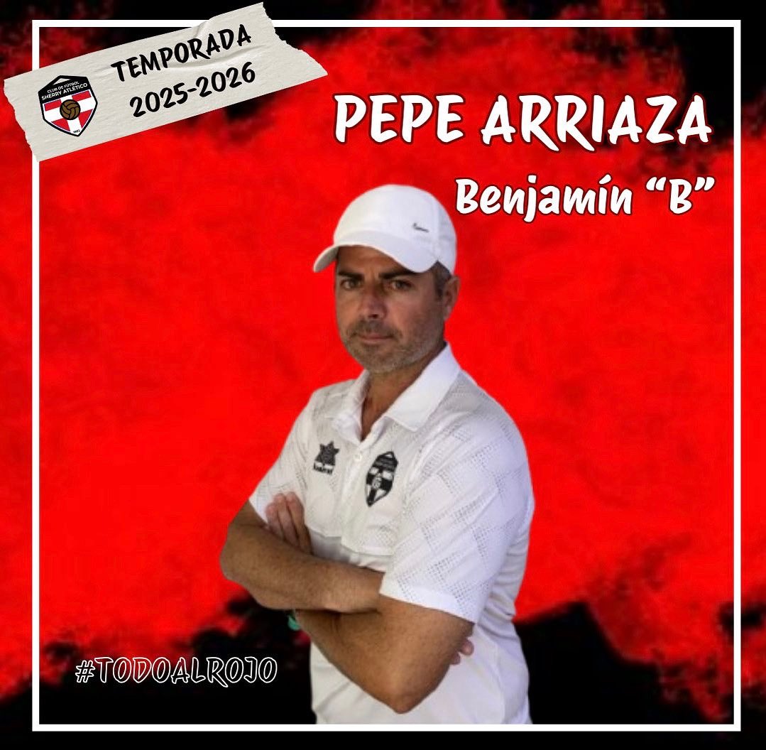 🔴⚫ TEMPORADA 2025/2026 ⚫🔴

📝🤝  𝑹𝑬𝑵𝑶𝑽𝑨𝑪𝑰Ó𝑵 | 𝙀𝙣𝙩𝙧𝙚𝙣𝙖𝙙𝙤𝙧
   
  Os presentamos a PEPE ARRIAZA, que tomará el mando del benjamín “B” para la temporada 25/26.

⚫🔴 ¡Encantados de que sigas formando parte del club, Pepe! 🔴⚫

#todoalrojo  #benjamínB