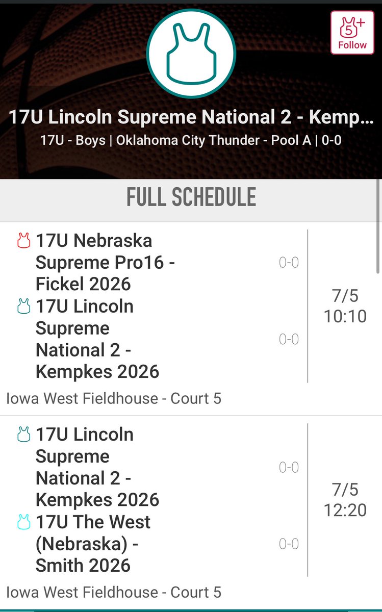 Schedule for the River Cities this weekend!