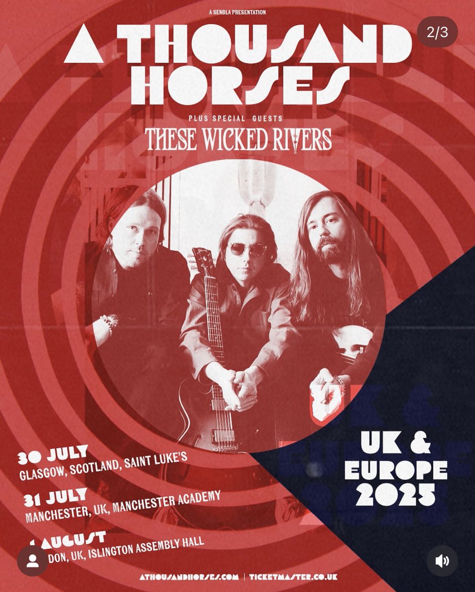 We are ONE MONTH out from our shows in the UK! 
🇬🇧🇬🇧🇬🇧
Did you get your tickets yet???
Get them now at: athousandhorses.com
