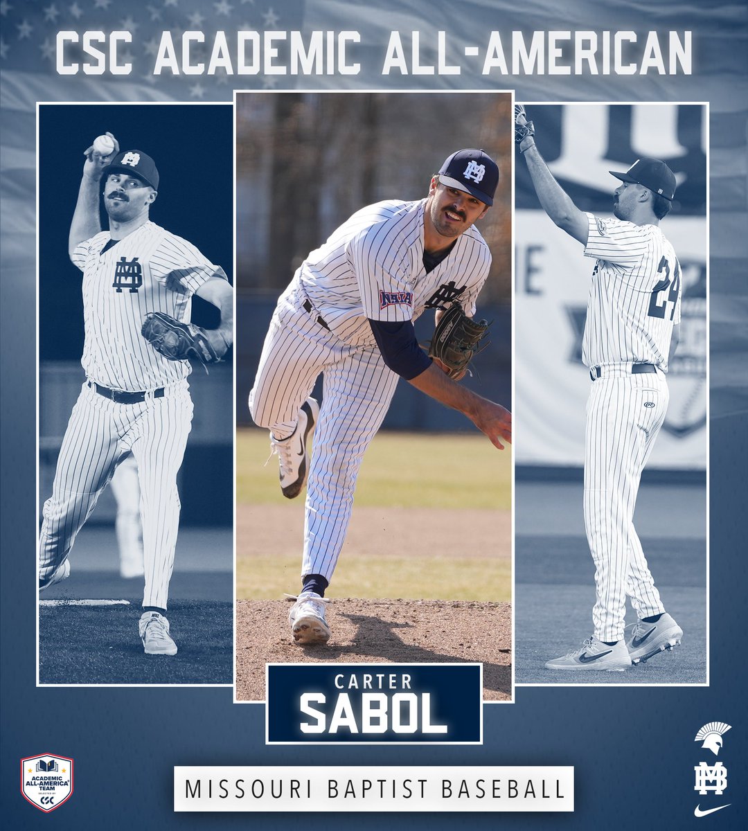 Missouri Baptist Athletics (@mbuathletics) on Twitter photo Congratulations to <a href="/cartersabol/">Carter sabol</a> on his first career selection to the Baseball <a href="/AcadAllAmerica/">Academic All-America®, selected by CSC</a> First Team! #SpartanUp
Read More: mbuspartans.com/news/2025/7/1/… Congratulations to <a href="/cartersabol/">Carter sabol</a> on his first career selection to the Baseball <a href="/AcadAllAmerica/">Academic All-America®, selected by CSC</a> First Team! #SpartanUp
Read More: mbuspartans.com/news/2025/7/1/…