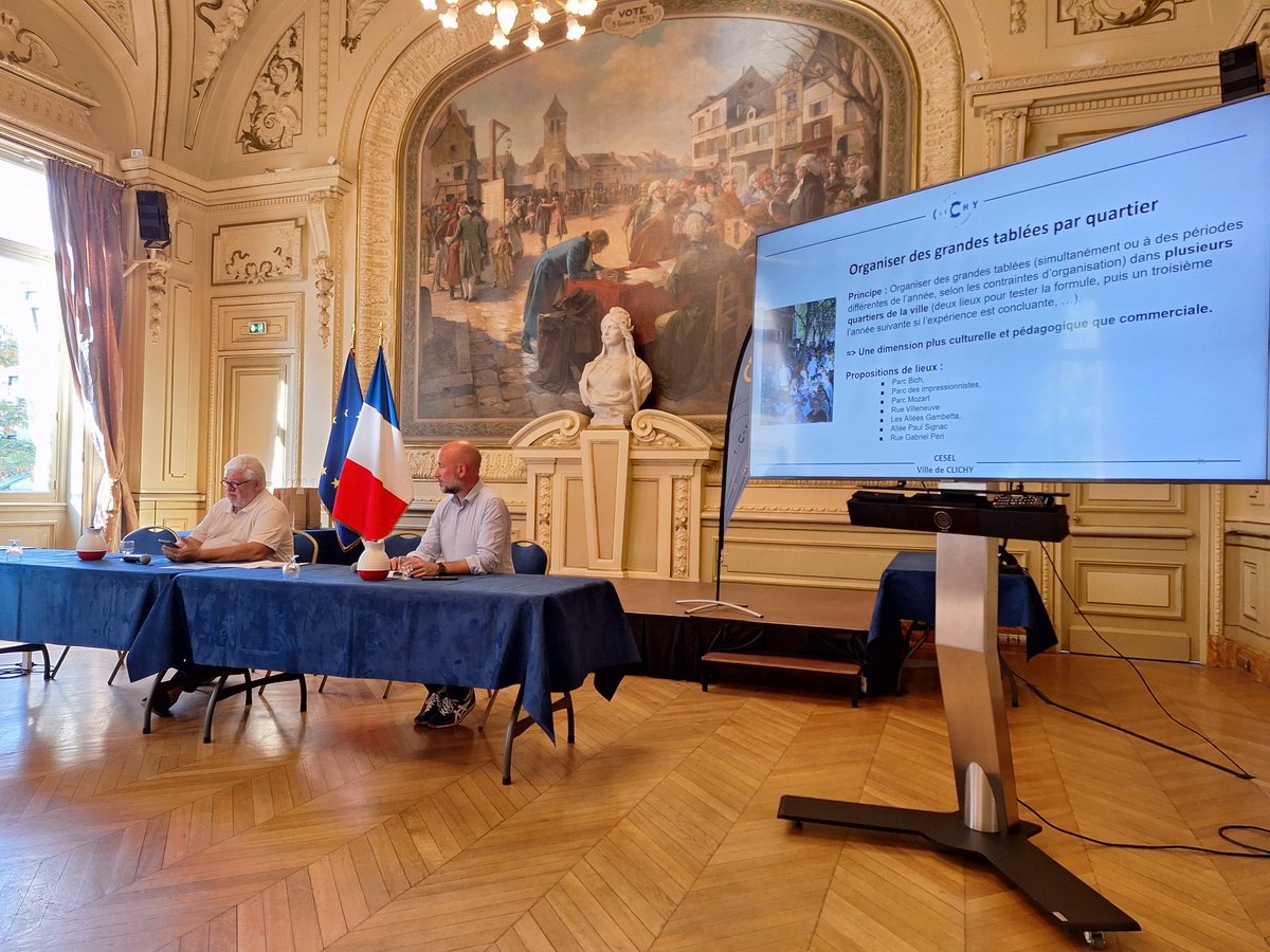 Réunion plénière du Cesel de notre <a href="/villeclichy/">Ville de Clichy-la-Garenne</a> la-Garenne. Des citoyens qui réfléchissent aux grandes (et petites !) problématiques de notre Ville et de ses habitants. C'est un acte concret de #democratielocale. Merci a toutes et tous.