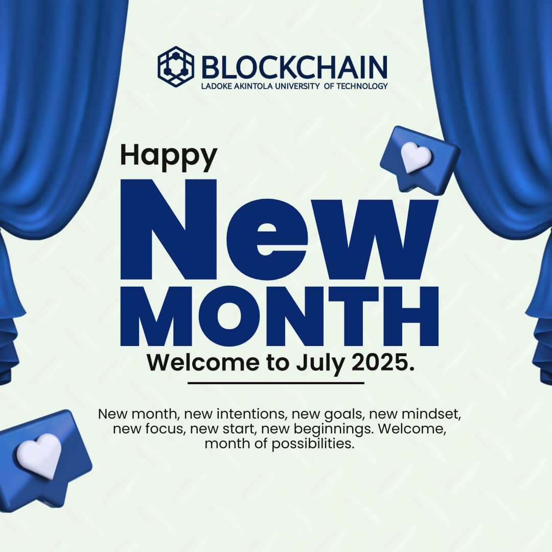 BlockchainLAUT1's tweet image. Welcome to July & Q3, fam — let’s make it count! 💙