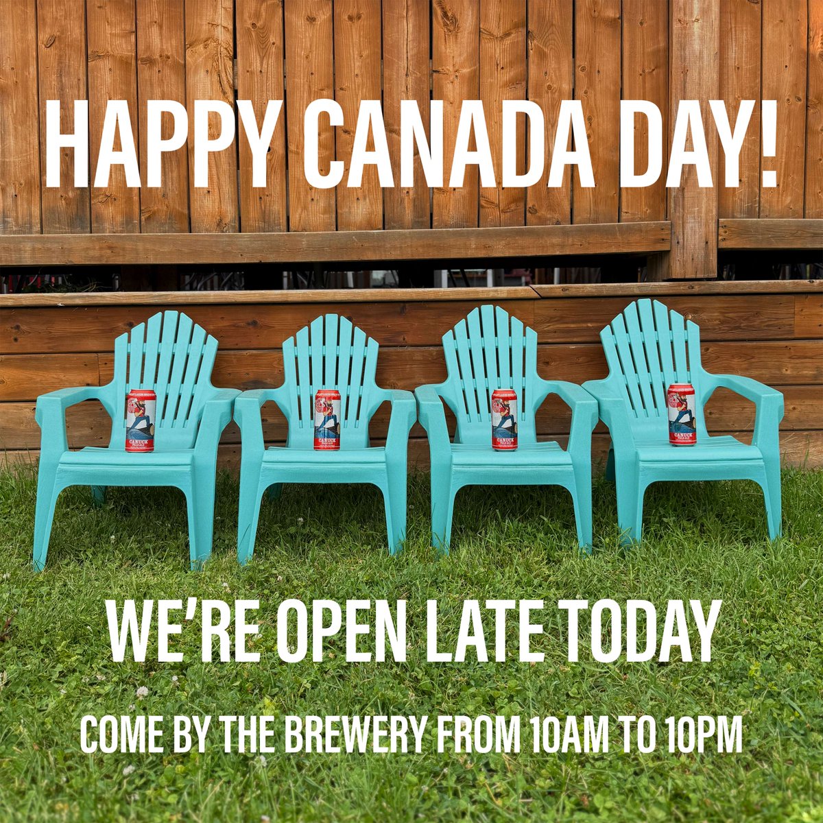 Happy Canada Day to all of you! Come on by the brewery from live music by John Muirhead, Fat Cat BBQ and curling now until 4pm. 

After that, we're open until 10pm!
