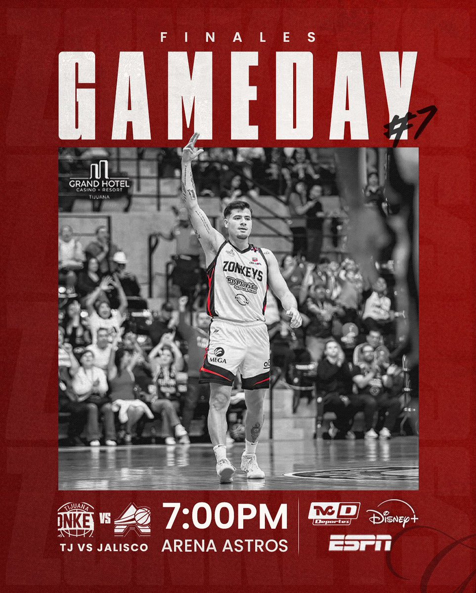 HOY SERÁ UN GRAN DÍA, TIJUANA❤️‍🔥

🕖7:00 p.m.
📺Disfruta el partido en Tiempo Extra en Arena Zonkeys