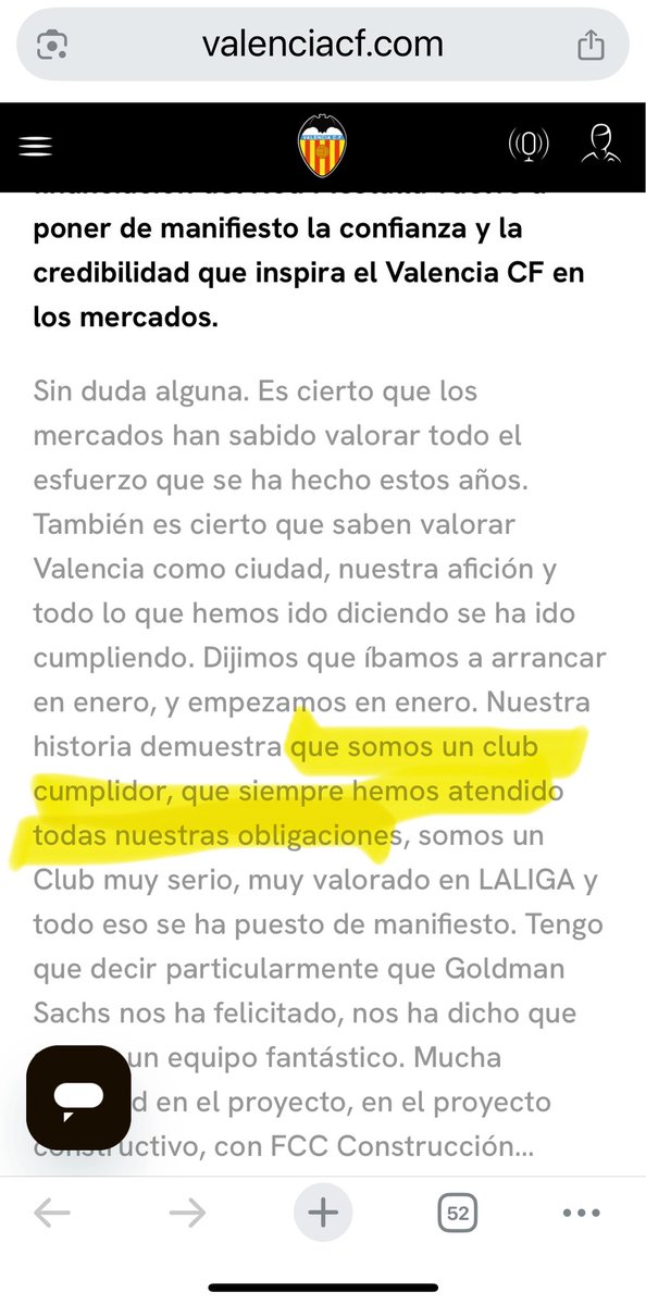 Estas frases son de las que te persiguen .
Se desmiente Vd a sí misma. 

Dijeron “ Financiación sin recurso sobre el Club” y ahora hay hipoteca sobre el Nuevo Estadio. 
Hay más sorpresas ?
Explique:
-  garantías reales de los 237
- el % de interés del crédito 85 M
-Cuota anual