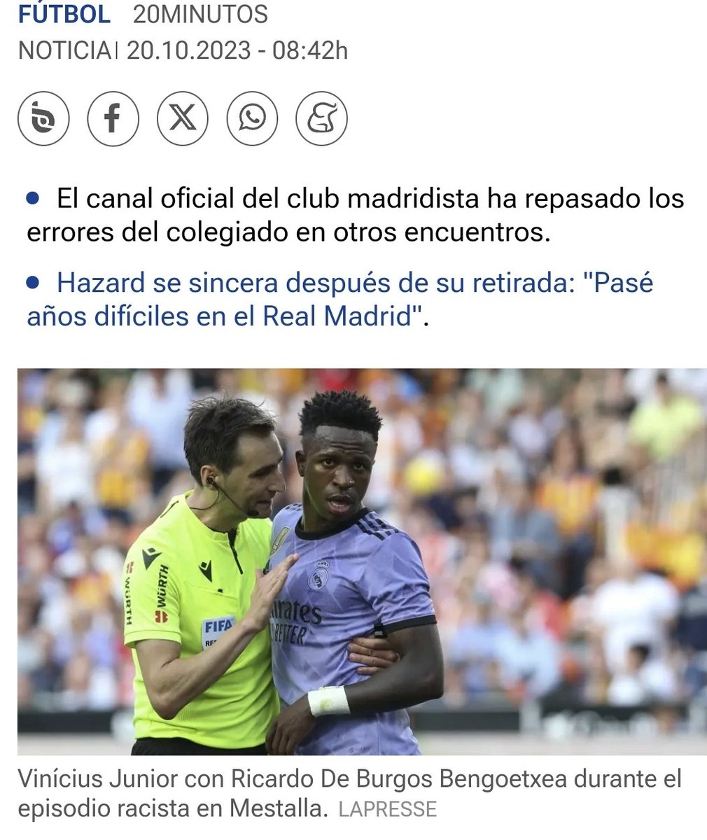 El Juzgado da la razón a LaLiga <a href="/LaLiga/">LALIGA</a> : Los vídeos de RMTV <a href="/realmadrid/">Real Madrid C.F.</a> contra los árbitros, podrían constituir infracción.

El Juzgado Central de lo Contencioso-Administrativo nº 4 de Madrid ha estimado el recurso de LaLiga contra la resolución del TAD, ordenando reabrir el