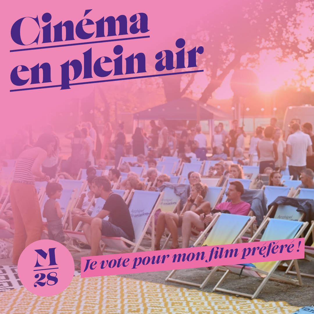 | #Cinéma en plein air | Je #vote 

Deux soirées de #projection sont organisées dans le cadre de L’événement 25 - Les chemins du vivant.  

Vous êtes toutes et tous invités à voter, du 1er au 15 juillet, pour choisir les films qui seront projetés ! 

montpellier2028.eu/projets/cinema…

#M28
