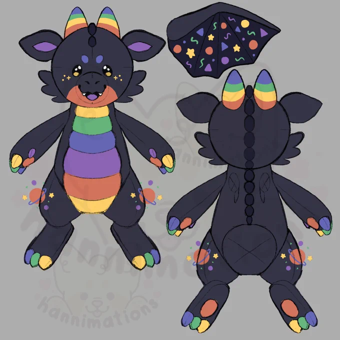 my refs for artfight are NOT DONE EEK!! I also haven't added them. as characters but fear not pinball, nyx, and retro rainbow critter fans.... eventually
